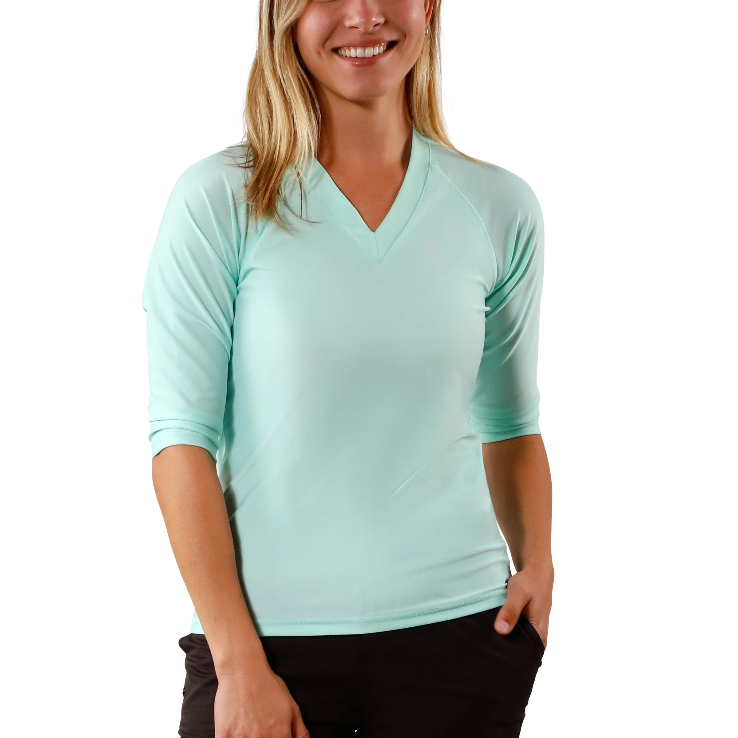 Women's V-Neck Sun & Swim Shirt